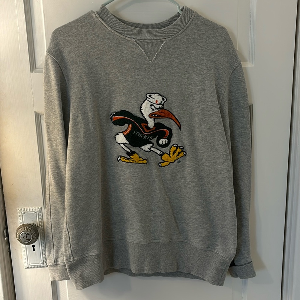 University of Miami crewneck